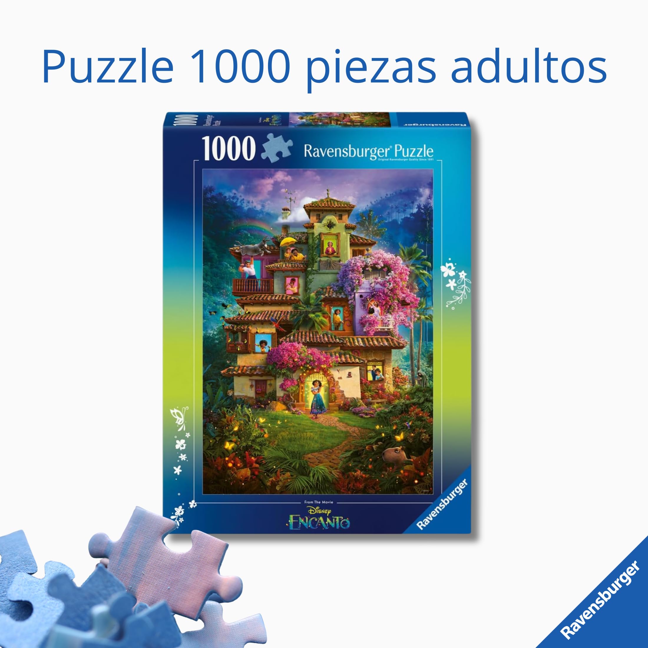 Ravensburger - Puzzle 1000 Piezas Disney: Encanto | Puzzle Adultos 70x50cm | Puzles 1000 Adultos | Rompecabezas Niños +14 Años | Puzzles 1000 Piezas De Encanto — view 2