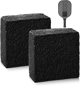 2Pcs Pickleball Paddle Eraser Rubber Eraser for Carbon Fiber Pickle Ball Racket Fast Residue Dirt Removal Pickleball Racket Cleaner
