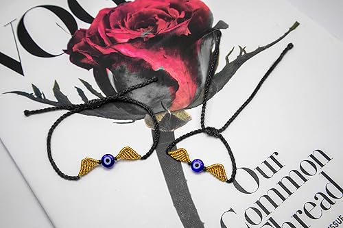 Miniatura 3 de MANYC - Pulseras de mal de ojo hechas a mano con amuleto de cuerda ajustable para mujeres, hombres, adolescentes, niños y niñas