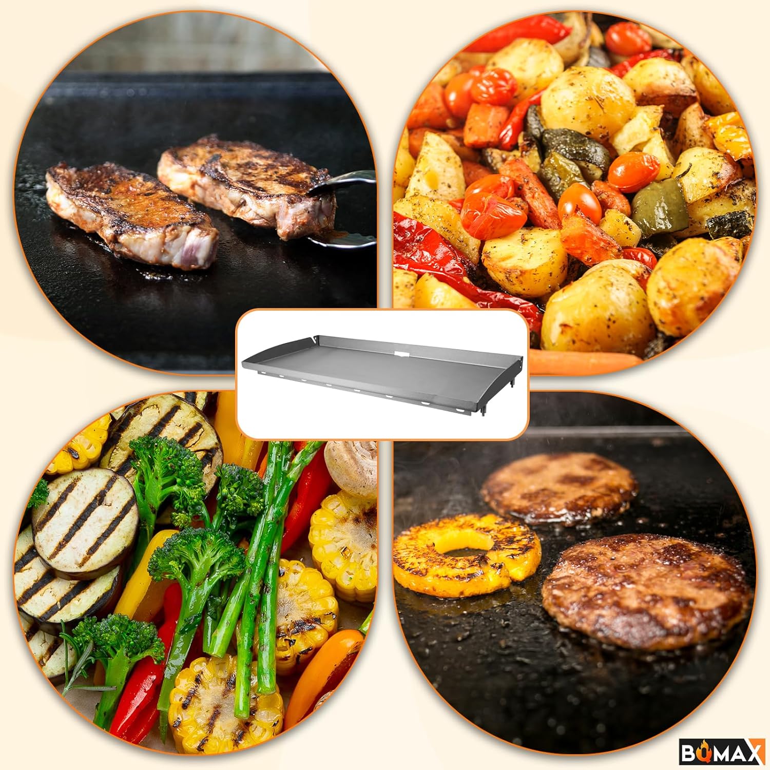 Upgrade Griddle Top for Blackstone 36 Inch 1554 2177 1841 1825, Griddle Replacement Top for 36 Inch Blackstone Flat Top Replacement for 36" Tabletop Griddles