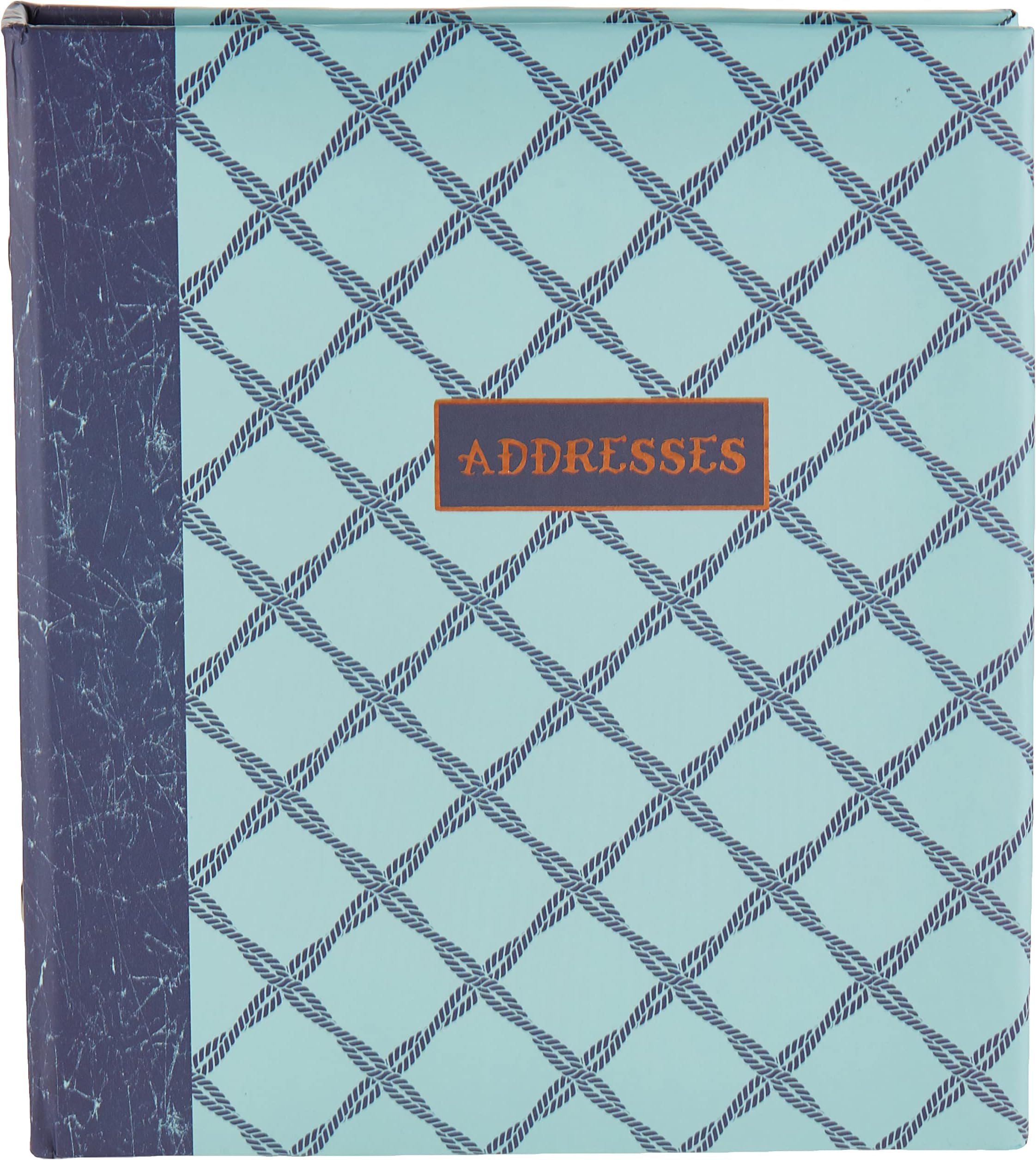 C.R. Gibson6-Ring Binder Refillable Address Book, Ocean Theme, 6.5'' x 7.25''