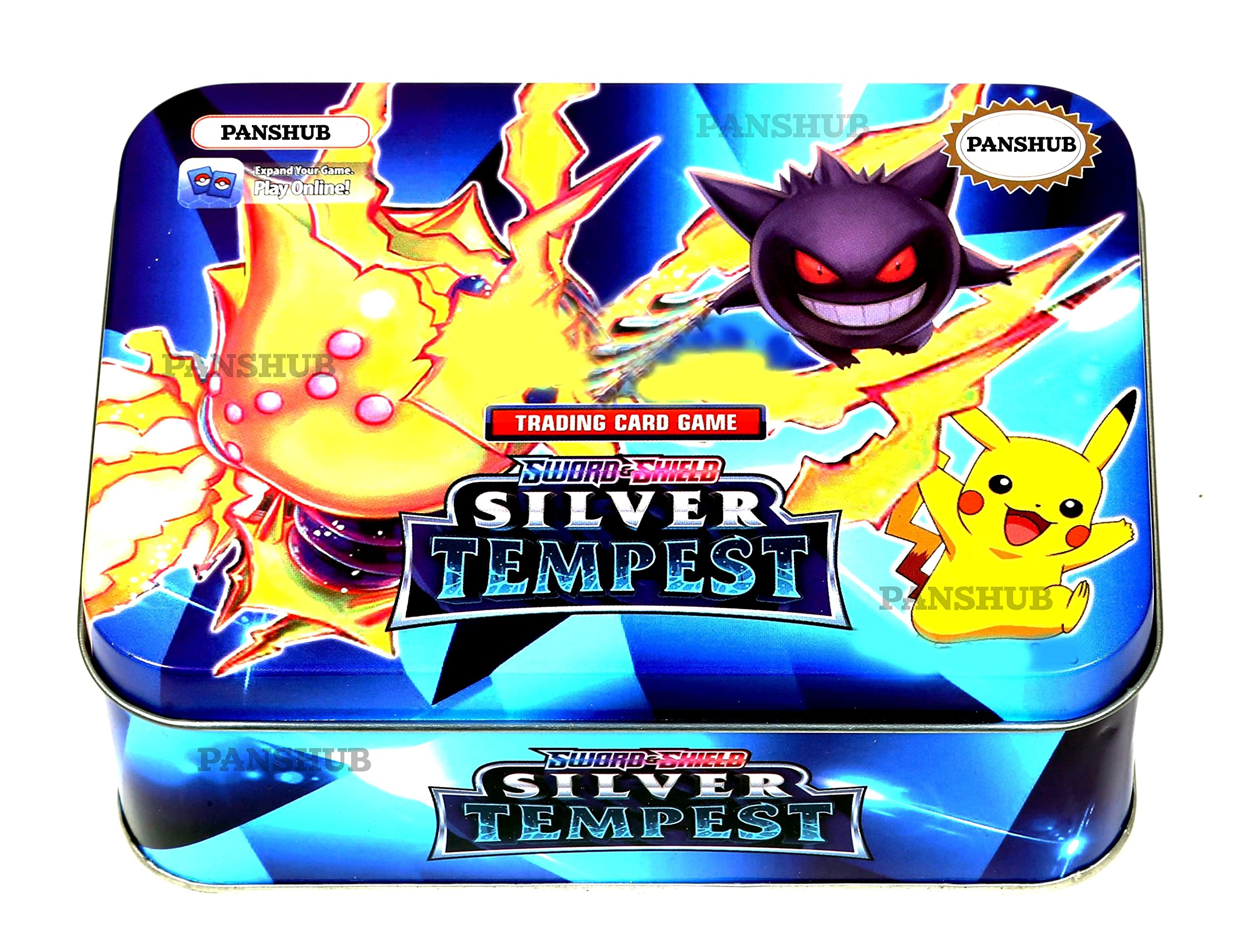 PANSHUB Kids Collectible Playing Card Board Game with Multi Color Tin Box with Multiple Design Booster Packs Amazing 41+2 Cards (PK96-01)