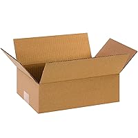 Vista 103 de Selecciona un tamaño: cajas planas de Tape Logic, Kraft, 25