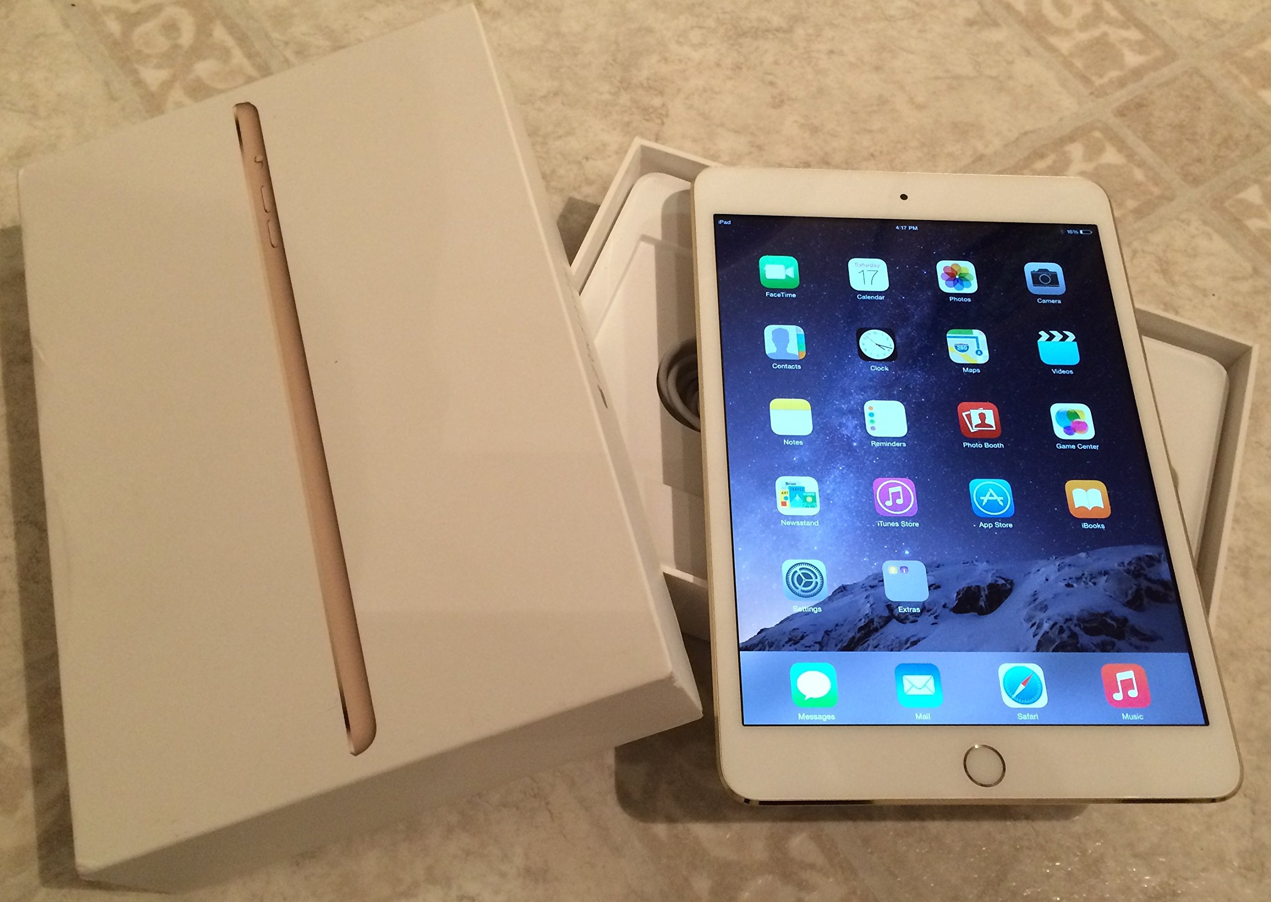 iPad mini 3 Wi-Fi Cellular 16GB Gold