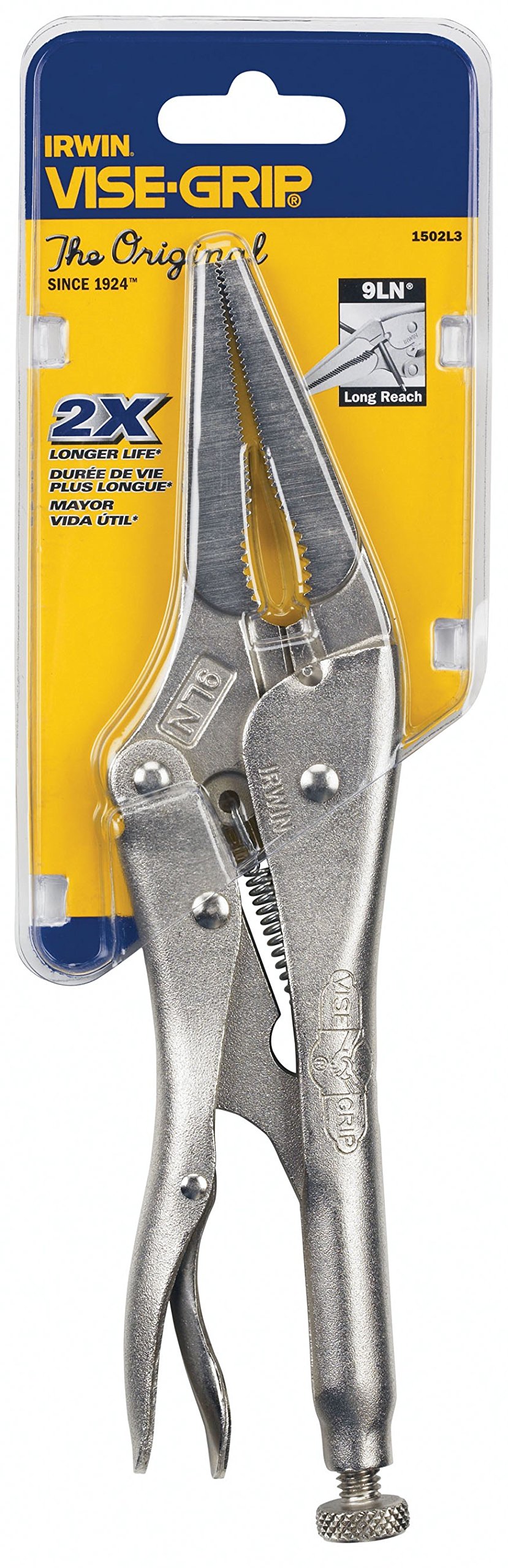 Irwin Vise Grip 1502L3 Long Nose Locking Pliers