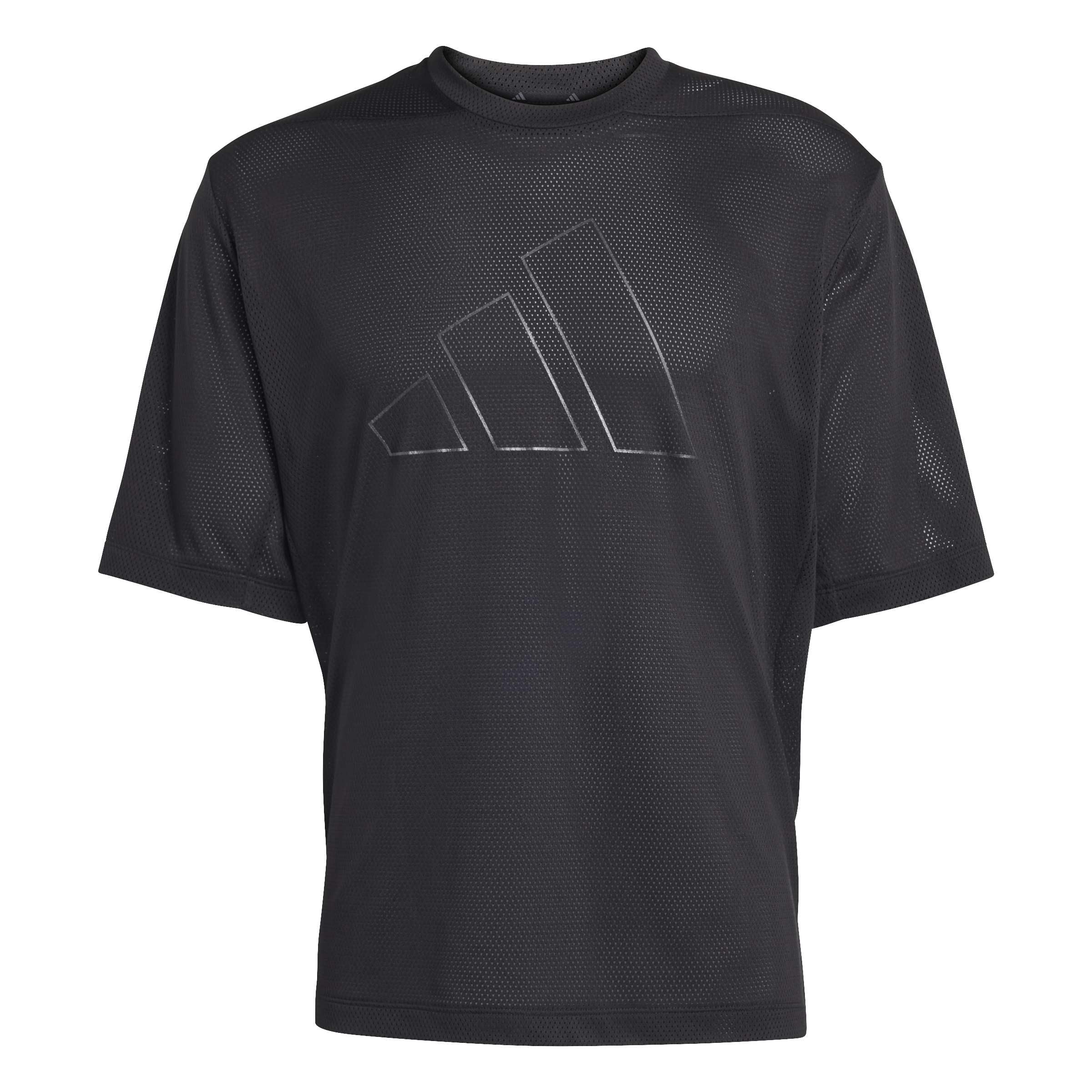 adidas Men's D4T Power Essentials Workout Mesh Shirt, Black, XXL