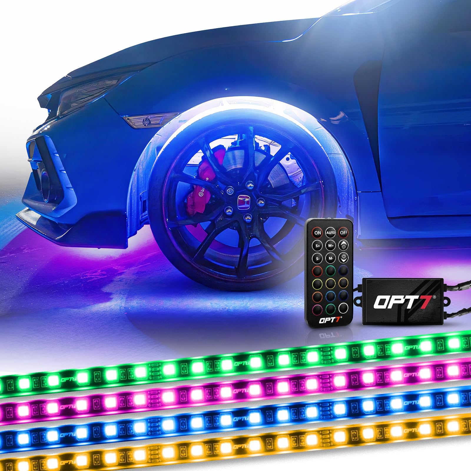 OPT7 Aura Wheel Well RGB LED Strips