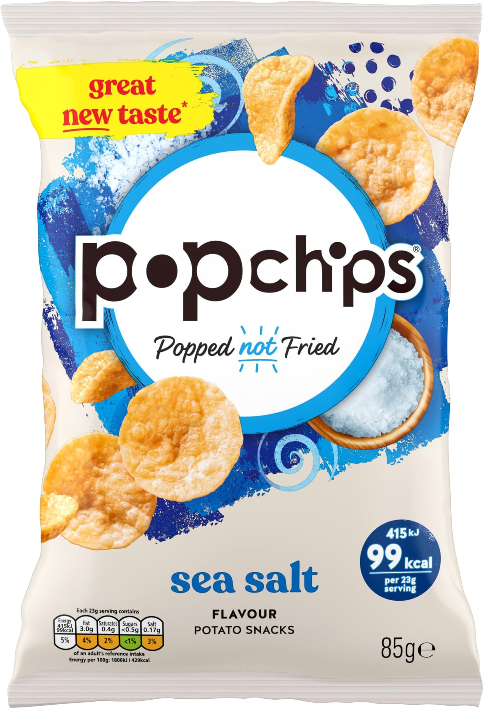Sea Salt Chips, 85g