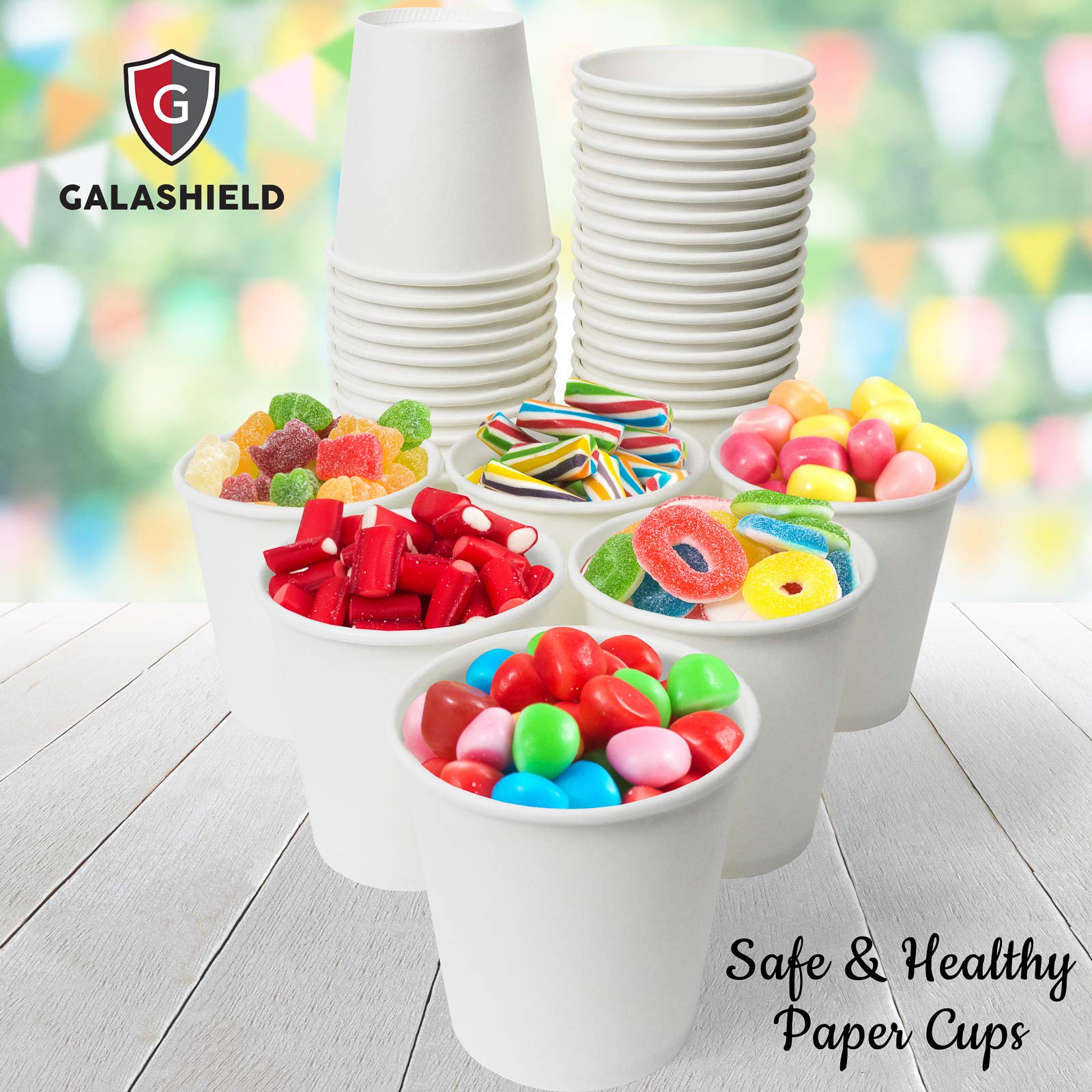 Lot De 200 Gobelets En Carton De 85 Ml