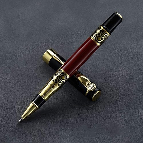 Miniatura 6 de YIVONKA Bolígrafos personalizados personalizados con grabado gratuito bolígrafo con rodillo bolígrafo de recarga media tinta negra regalos