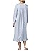 Eileen West Cotton Knit Long Sleeve Long Nightgown - #2 of 3