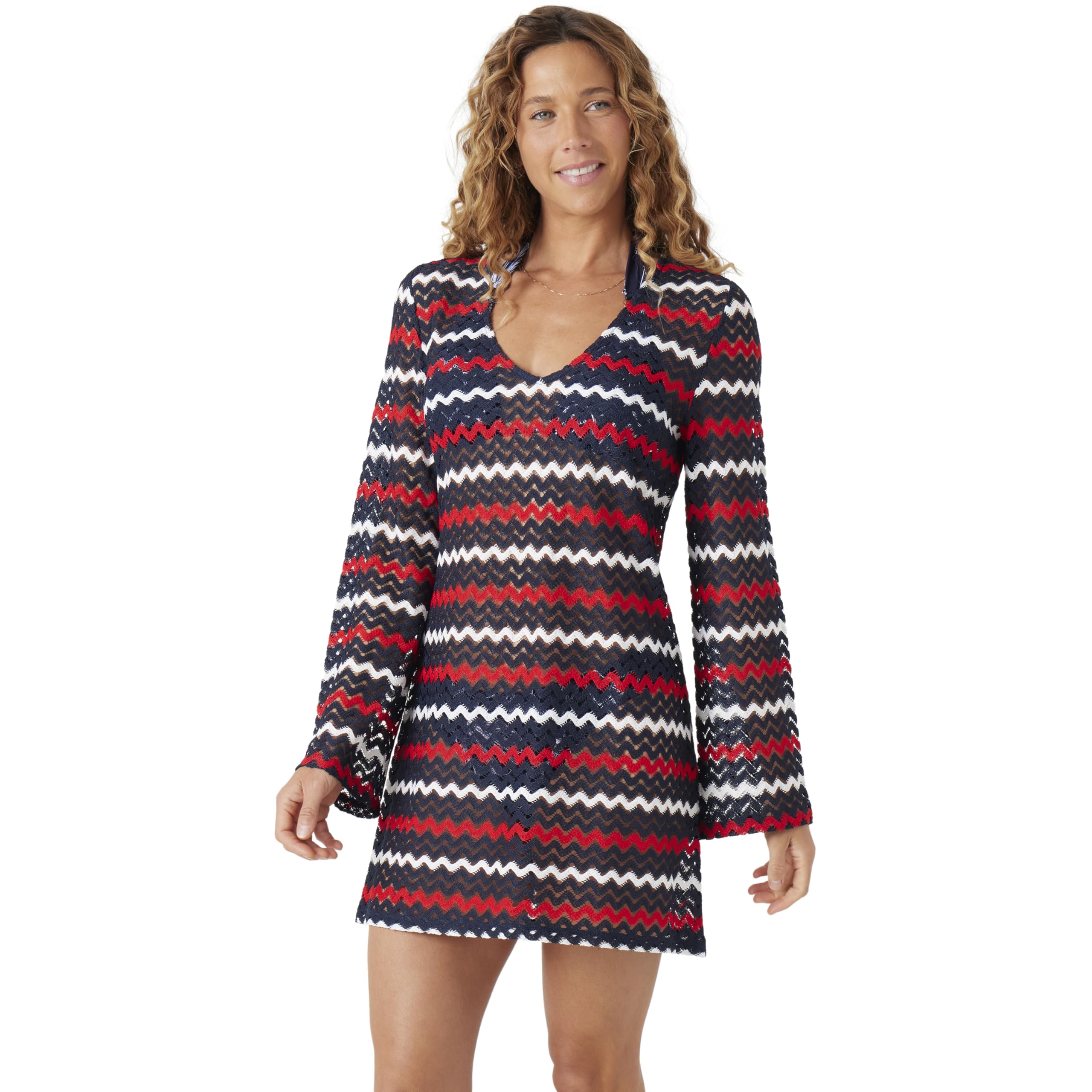 Nautica Tunic Dress – Bikini & Swimsuit Cover-ups For Beach, Poolside, Resort Wear, Travel, Vacation, Cruise Salida de baño para Mujer