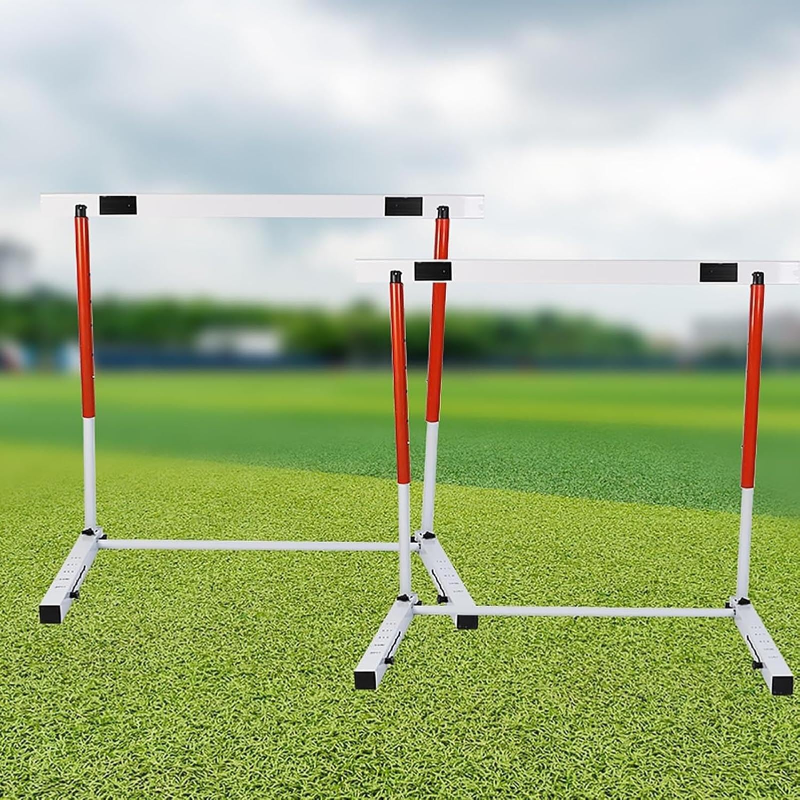 Ostacoli regolabili della pista e del campo, attrezzatura portatile di addestramento di sport per gli allenamenti atletici