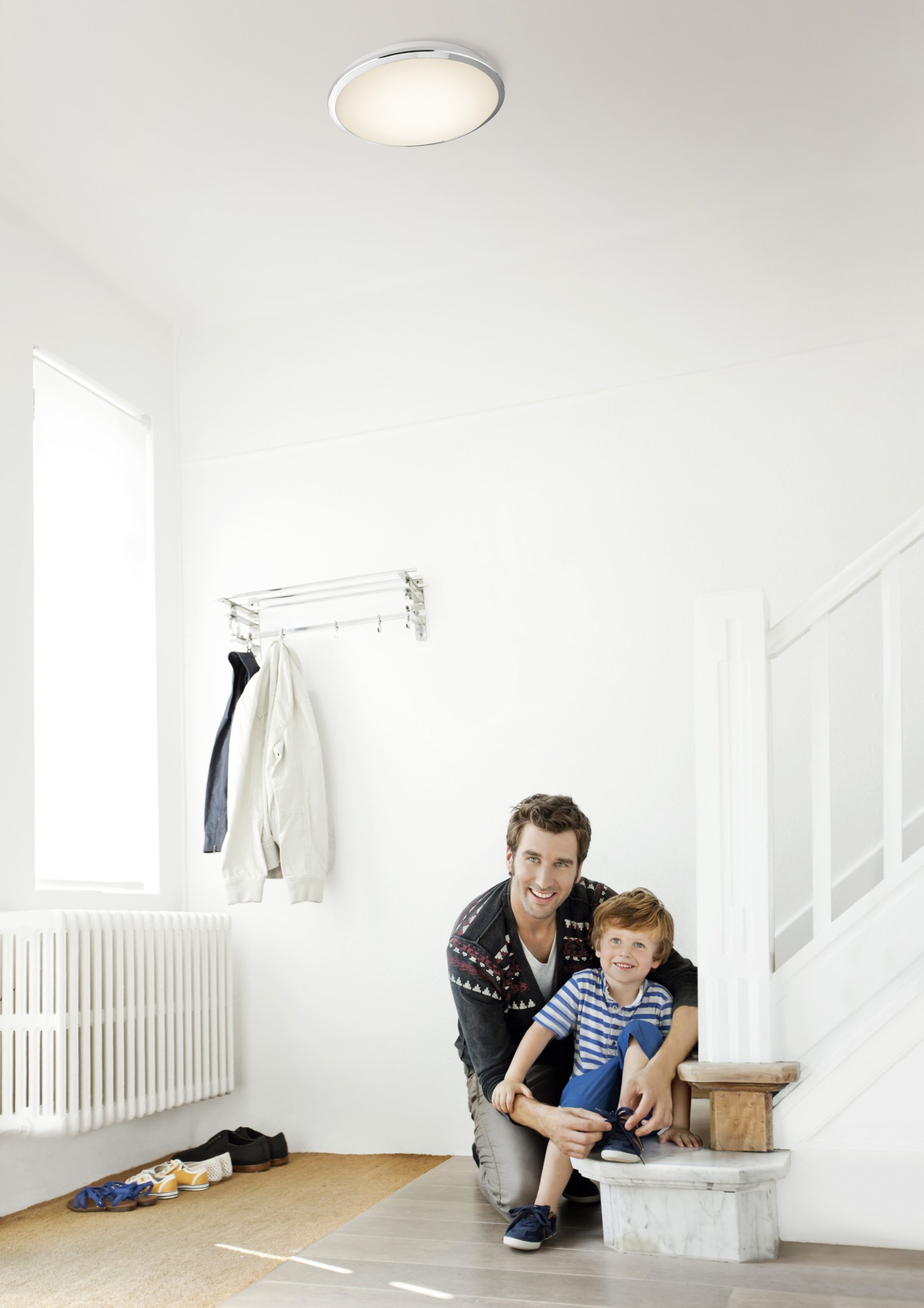 Philips Plafonnier LED Denim Luminaire d'intérieur Métallique Matières synthétiques