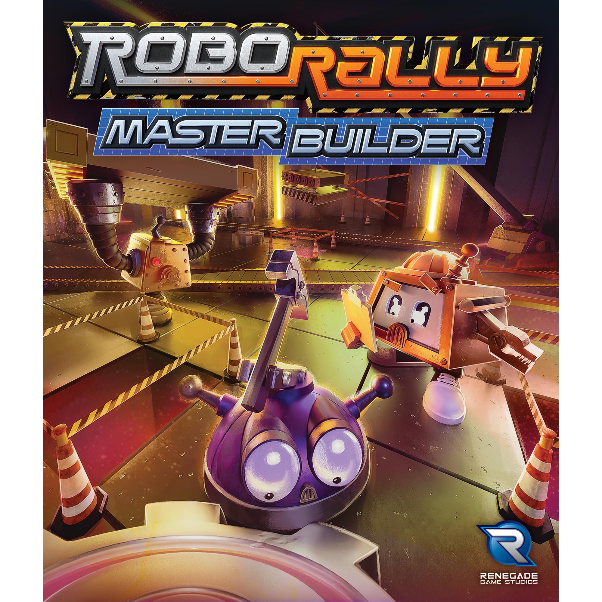 Renegade Game Studios Gioco da tavolo di strategia espansione Master Builder Robo Rally Board, da due a sei giocatori, età 12+, 45-90 min