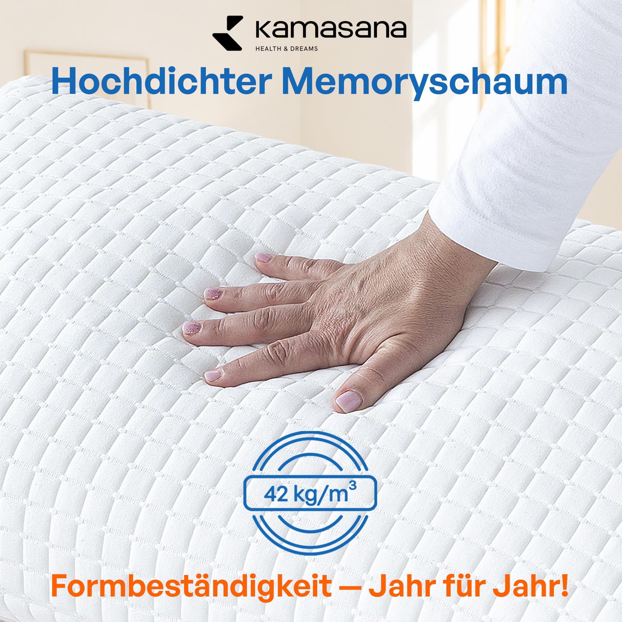 Orthopädisches Seitenschläferkissen 40x80, 16 cm hoch - Memory Foam Kopfkissen für Seitenschläfer mit weicher und Fester Seite, ergonomisches Nackenstützkissen gegen Nackenschmerzen