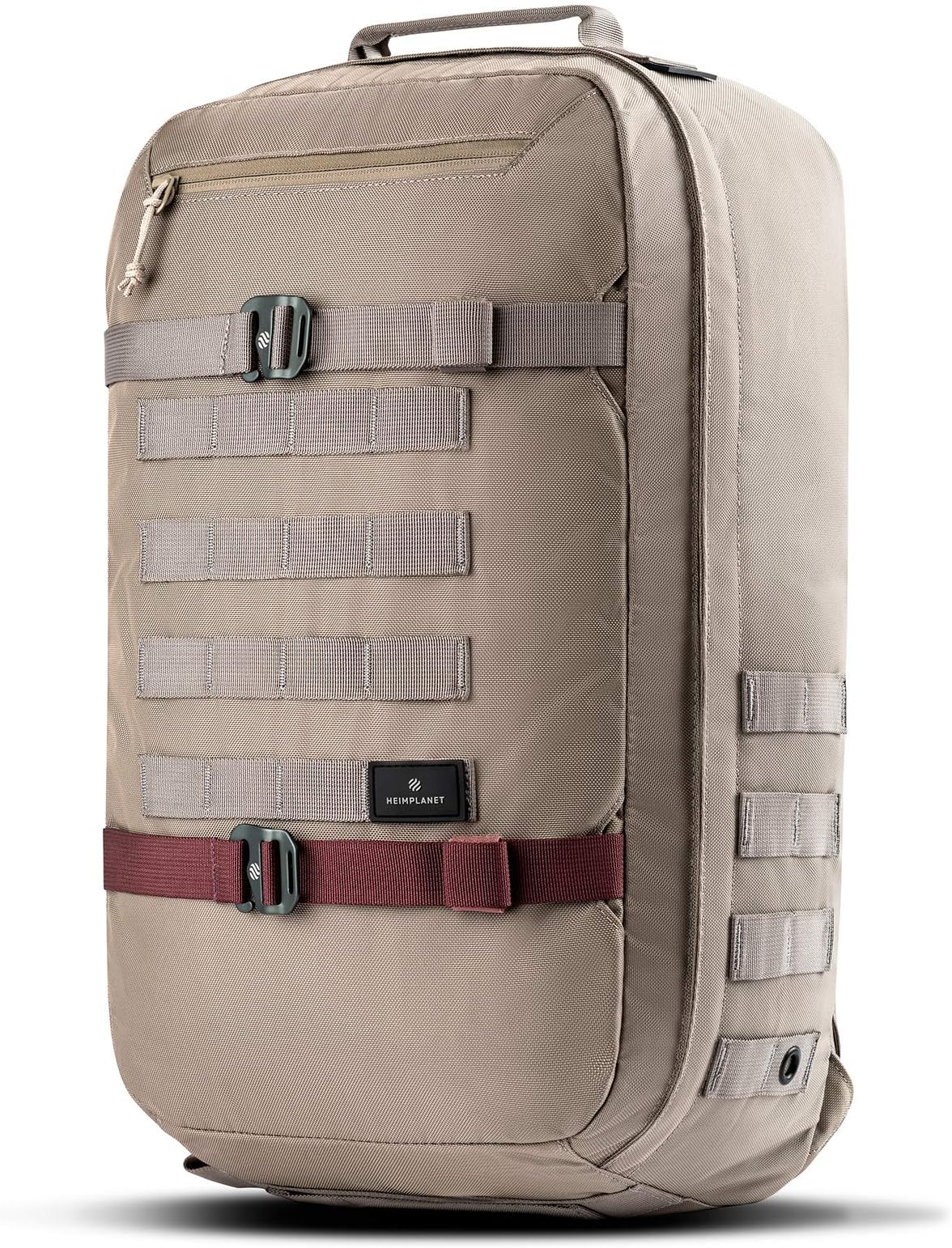 HEIMPLANET Original | Monolith Daypack Rucksack 22L | Suitable For Hand Luggage - Optimal Travel Bag | Incl. 15" Laptop Compartment | Wearable As Backpack Or Messenger Bag | Pvc-Free