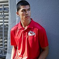 Vista 4 de Ultra Game - Polo de jersey de la NFL para hombre, súper suave y de secado rápido