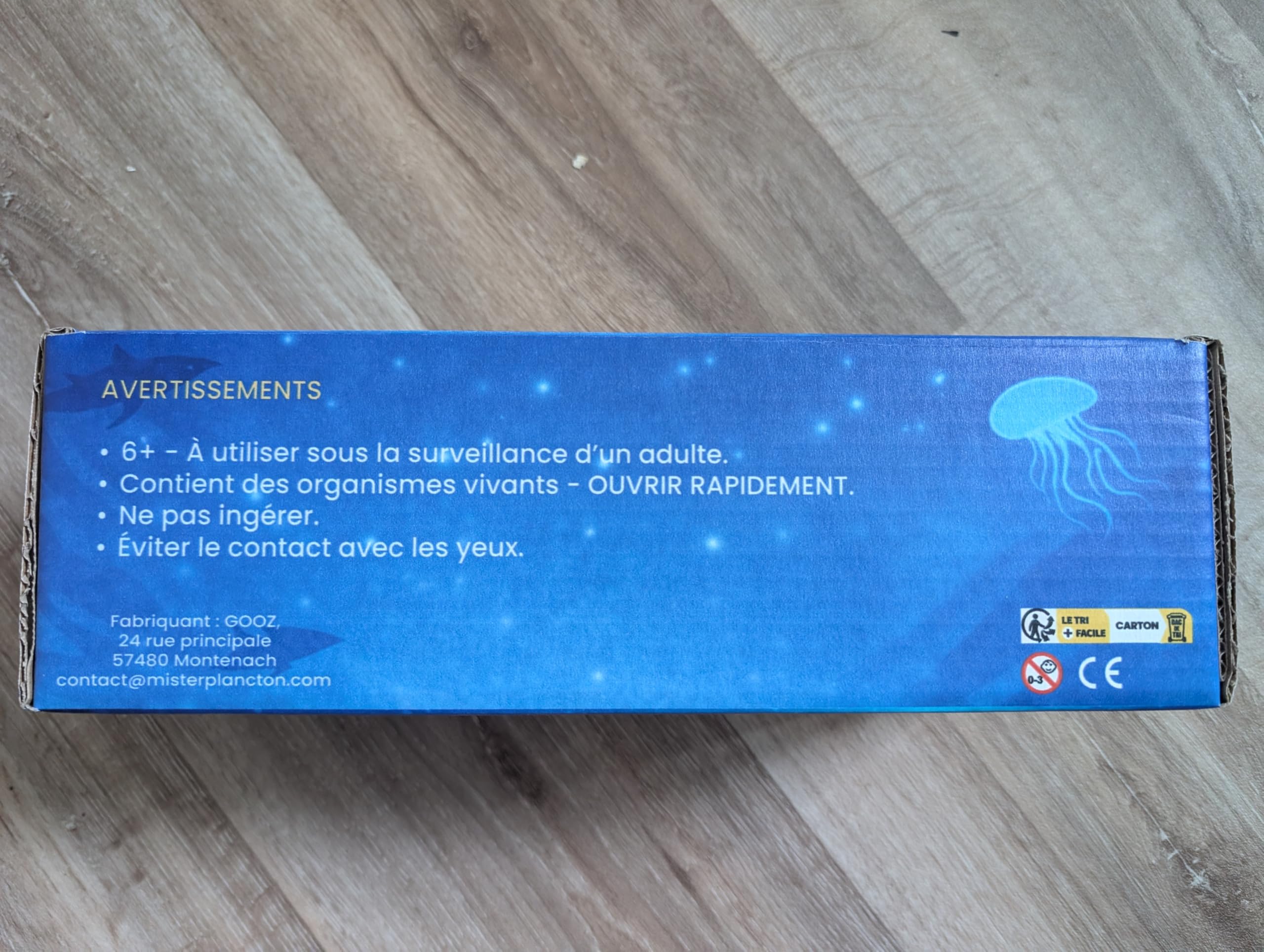 Plancton Bioluminescent Vivant – Culture Lumineuse à Observer | Kit Expérience Scientifique Enfant | Activité Éducative Maison | Cadeau Original