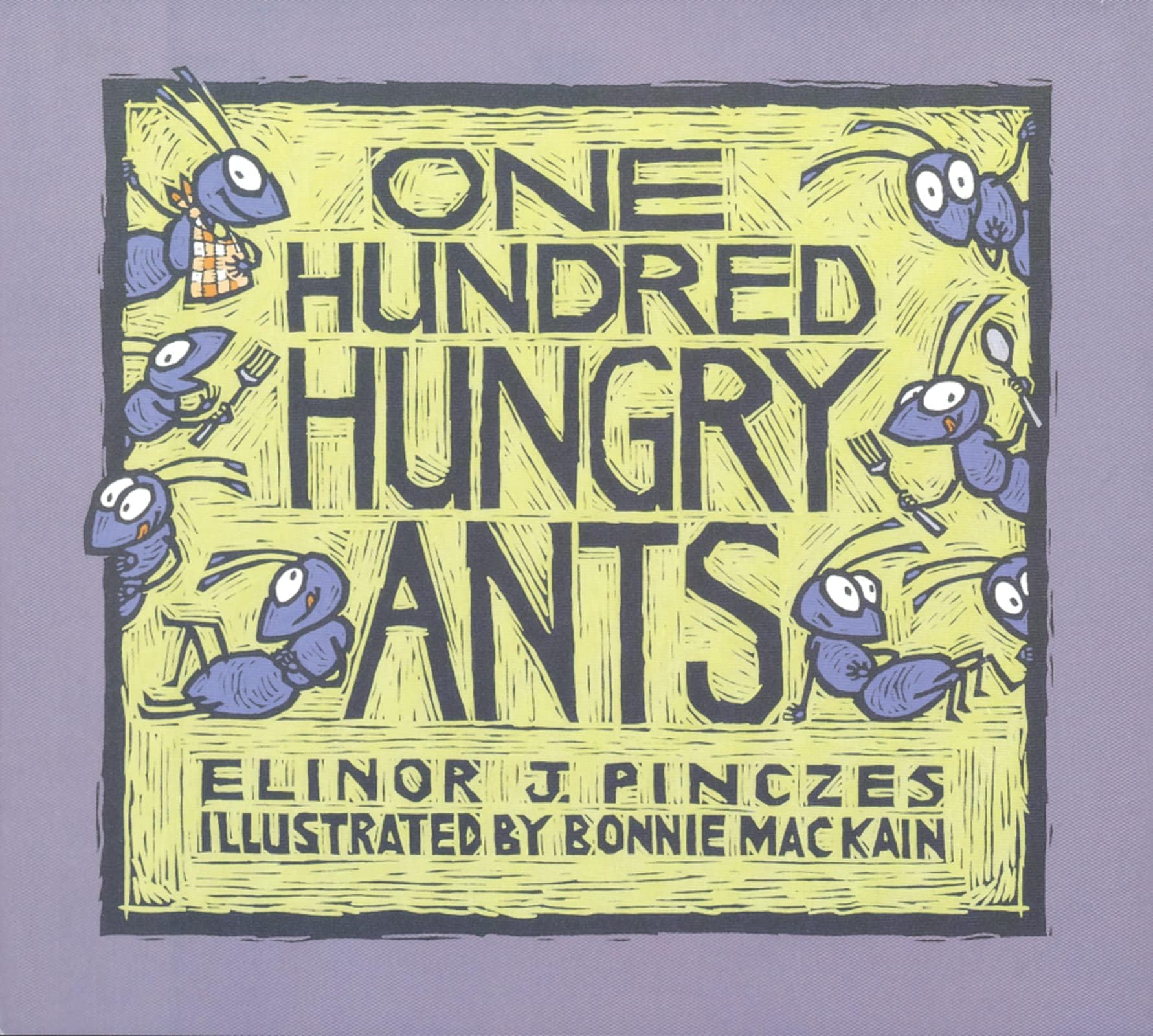 One Hundred Hungry Ants: Bilingual Edition: A Fun Visual Introduction to Math and Division for Kids (Ages 4-7)