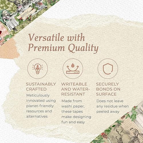 Miniatura 2 de Serenity Fair Cinta Washi de Alicia en el País de las Maravillas (Navidad