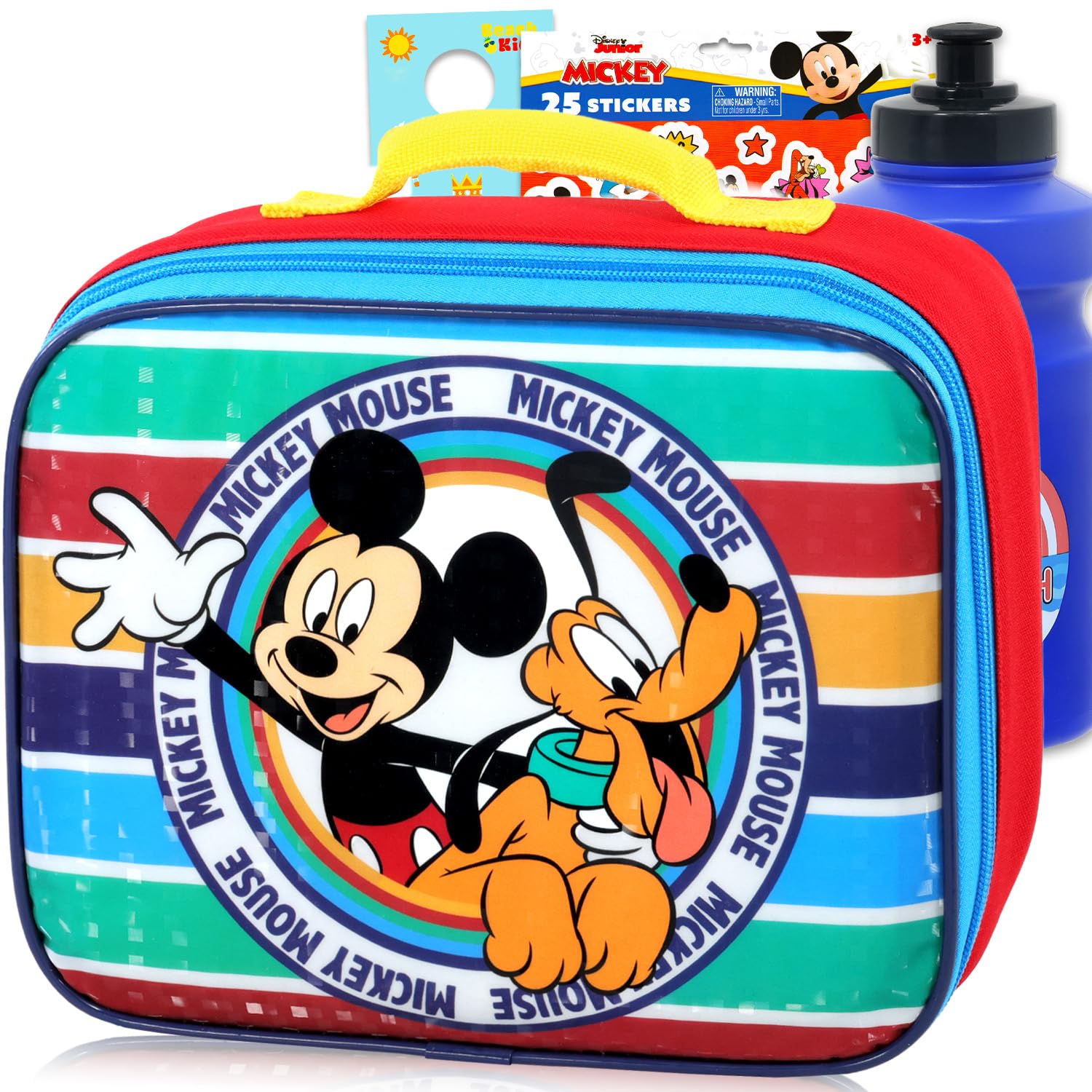 Amazon.com: Mickey Mouse Lunchbox for Kids Bundle w/Insulated