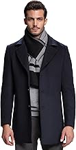 RIONA Men's Winter Cashmere Feel Australian Wool Soft Warm Knitted Scarf