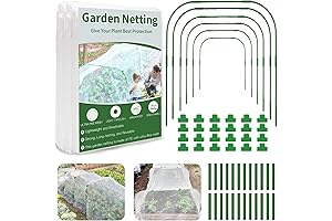 Garden Hoops and Netting Kit for Raised Beds: Protect Your Crops with Ease