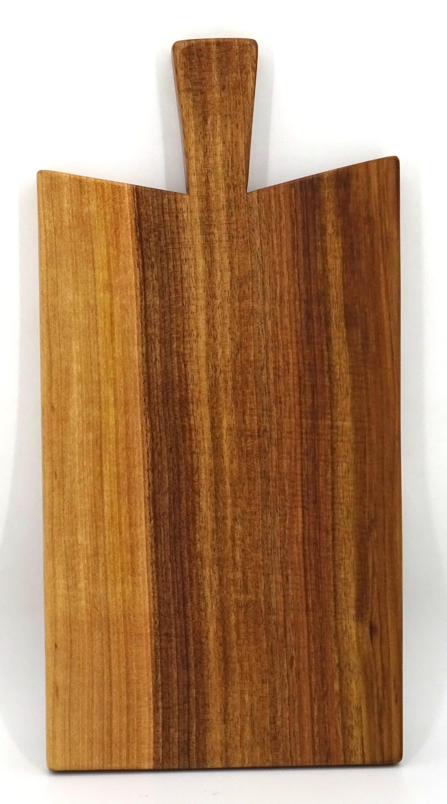 Premium XXL Schneidebrett aus massivem unverleimtem Walnuss-Holz - Küchenbrett mit Griff - Tranchierbrett und Servierbrett für Küche - Made in Germany – Handarbeit – extra groß – Walnuß
