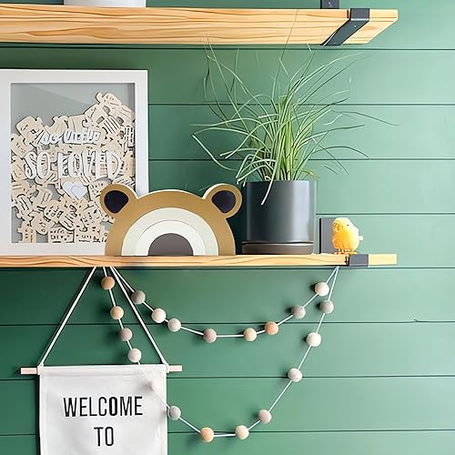 Miniatura 7 de Oso de madera, decoración de arco iris, oso de madera, decoración de arco iris, decoración de habitación de niños, decoración de guardería para