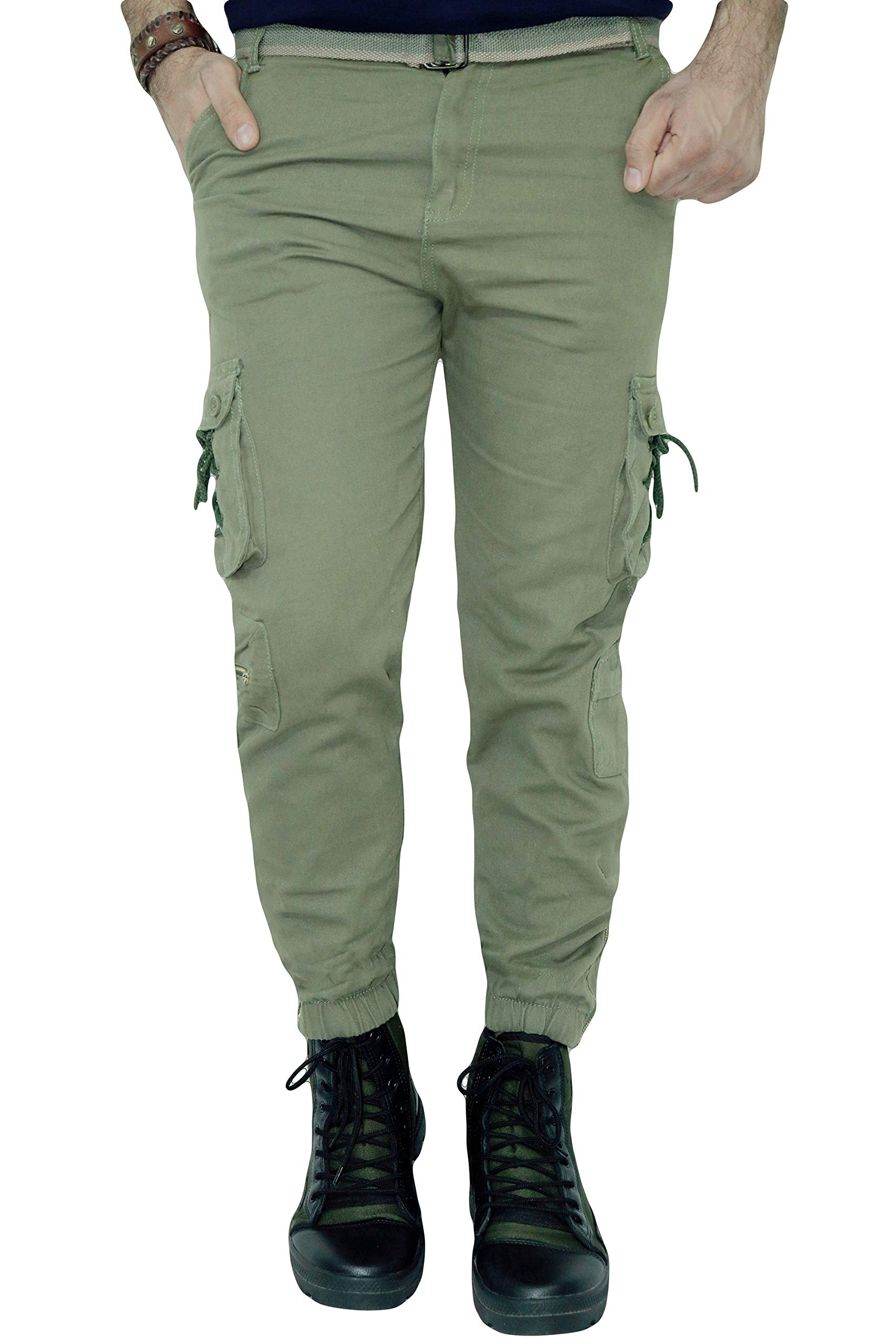 Men's Regular Fit Cargo Pants…