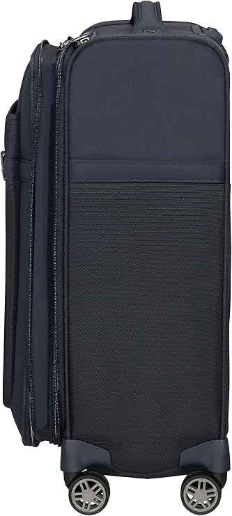 Samsonite Airea - Spinner S Expandable, Carry-on Luggage, 55 cm, 38/43.5 L, Blue (Dark Blue)