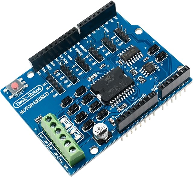 diymore L298P Shield Expansion Board DC Motor Driver Module 2A H-Bridge 2 way Compatible with UNO R3 Mega2560