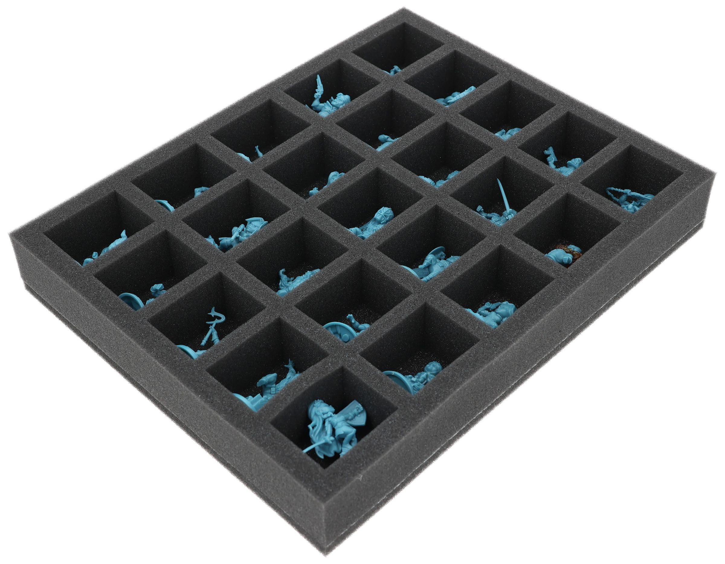 Feldherr Lagerbox-Set + 2 Spielkarten-Sortierboxen kompatibel mit Marvel United: Multiverse 'Herald Pledge' - Sichere Aufbewahrung für Miniaturen + Zubehör