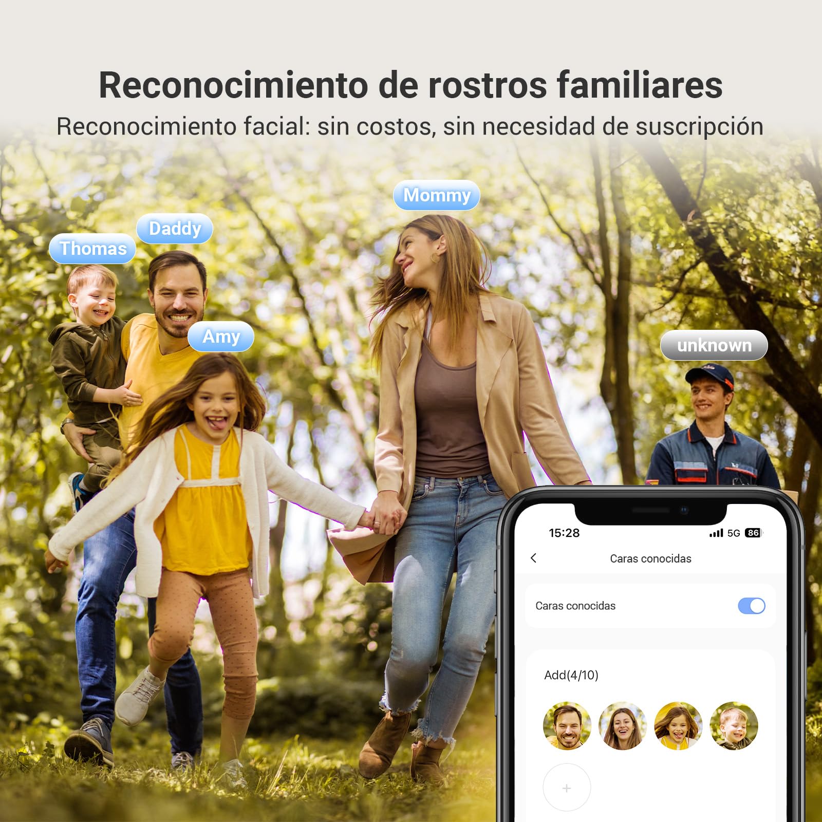 EZVIZ 6MP+2MP EP8 Ultra Timbre Inalámbrico Exterior Impermeable con Chime | Pantalla Interactiva con Videollamada, Detecta Persona/Paquete, Pre-Roll, 2 Baterías Recargables, 32GB eMMc Interno, Wi-Fi 6