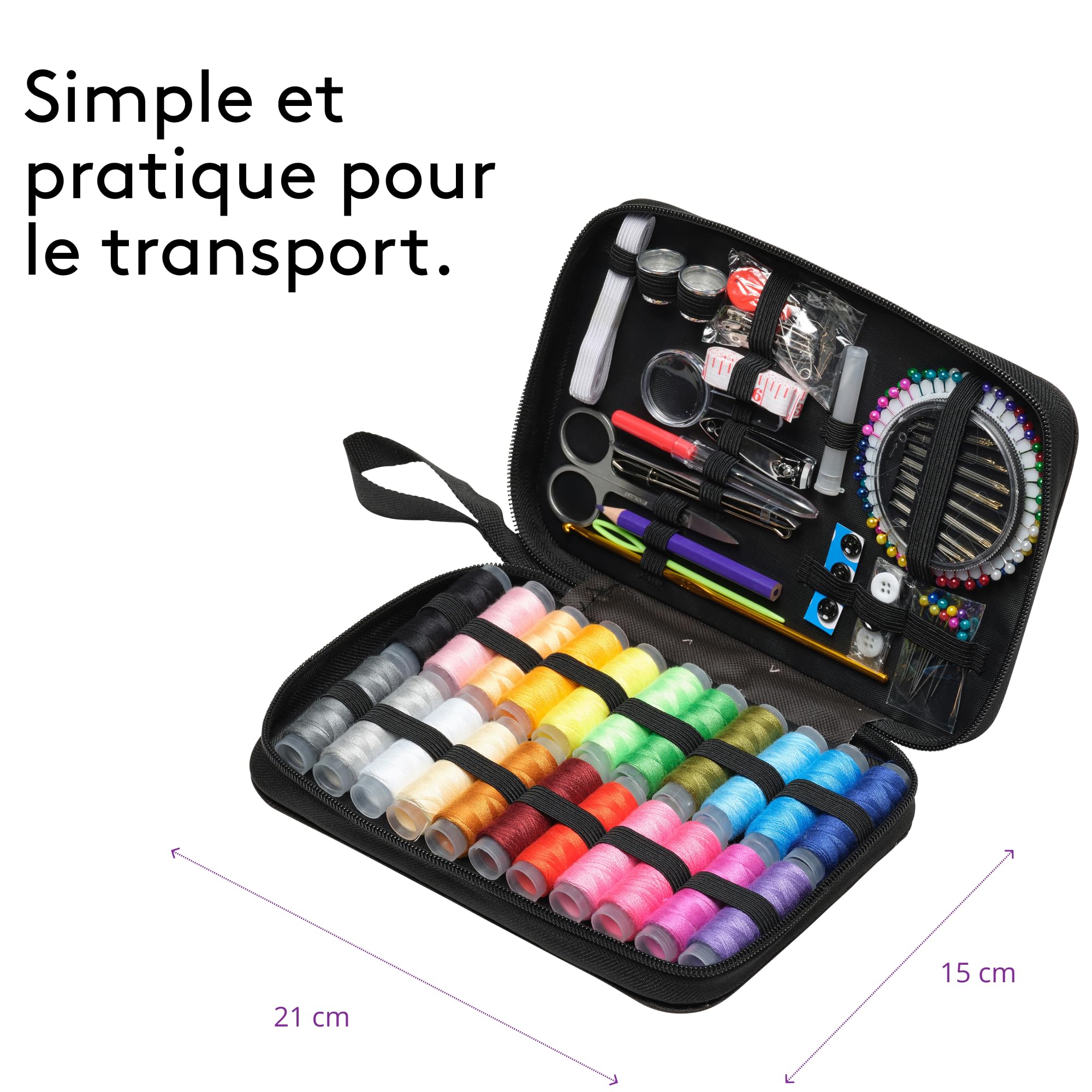 Image secondaire de Kit de Couture ZigZag Premium VIOLA - Accessoires de Couture Complets