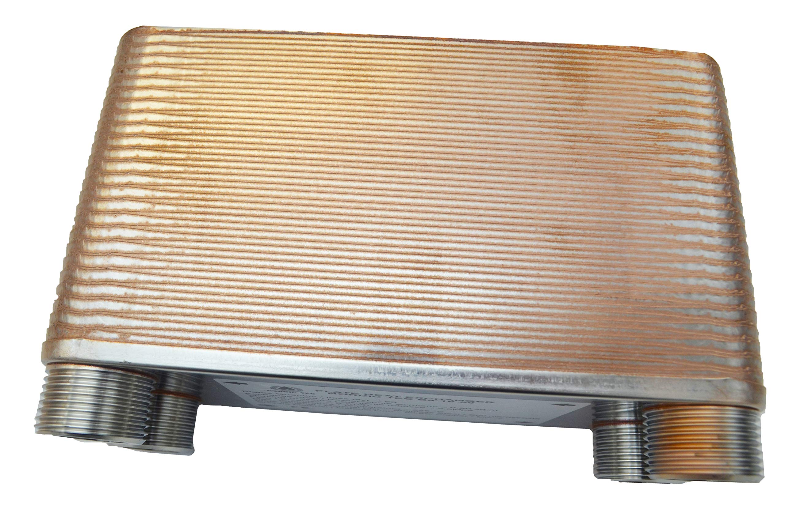 Nordic Tec Ba-16-50 - Intercambiador de calor (acero inoxidable, 50 placas de 175 kW, 1")