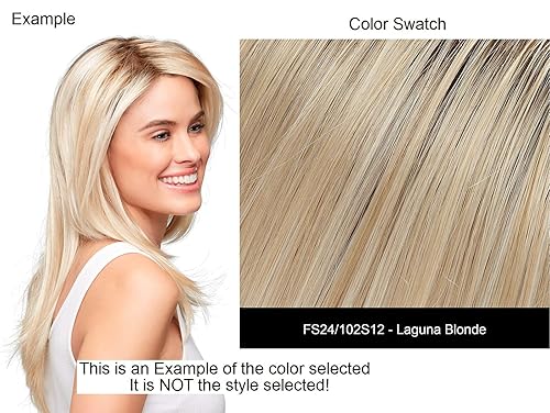 Miniatura 9 de Peluca sintética Haute HD de encaje frontal, una sola pieza, de Jon Renau, Stand, Comb, Mara Ray de 4oz, champú de lujo, 19 páginas, Belle of Hope Q