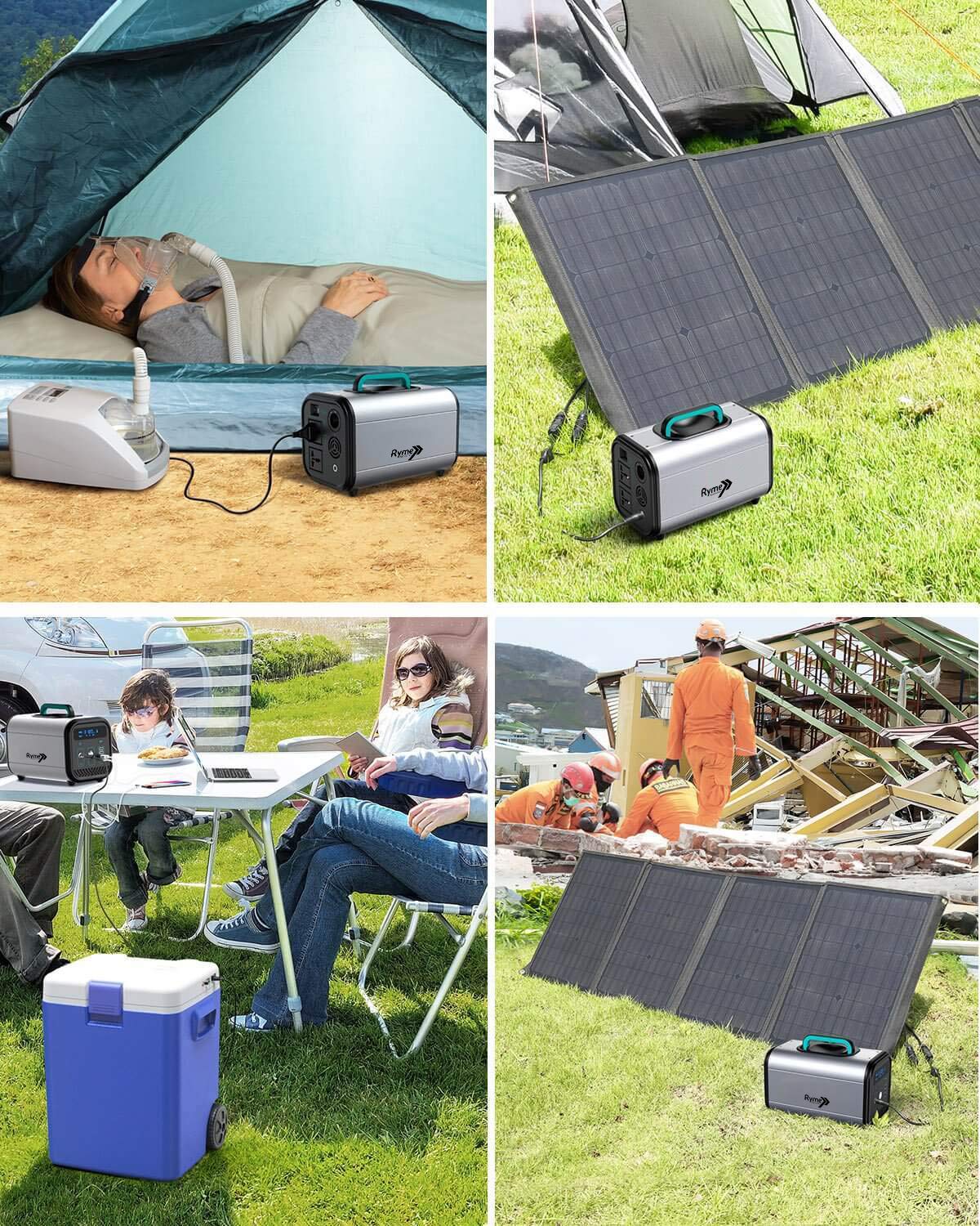 Etna VolcanoBat 384Wh/120000mAh Accumulatore di energia a onda sinusoidale pura con batteria LiFePO4, uscite AC/DC/USB-C/Auto, campeggio, caravan, camper