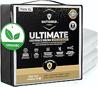 Vista 11 de Nuevo Kit Definitivo de 3 Piezas - Funda para Colchón a Prueba de Chinches Tamaño Individual 100% Algodón Superior + 2 Protectores de Almohada