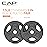 CAP Barbell Standard 1-Inch Grip Weight Plates 7.5 lbs BLACK, Pack (x2)