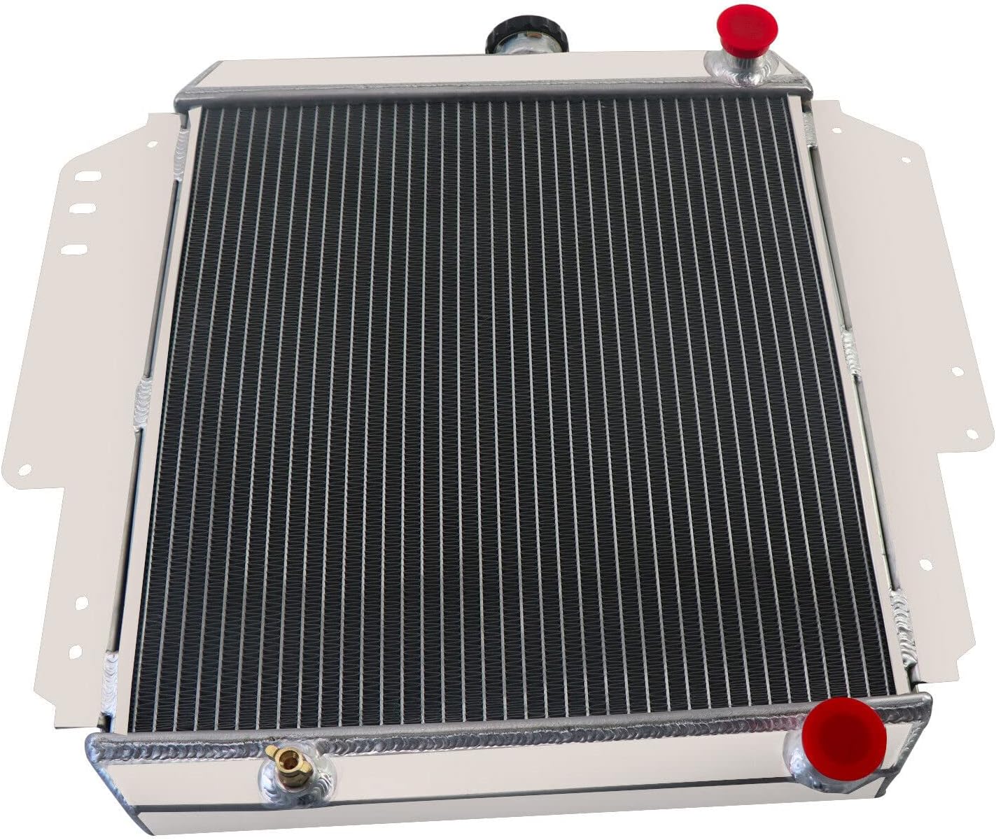 Radiator for 1985-1995 Suzuki Samurai Sierra Jimny Hardtop SJ410 SJ413 1.3L L4 Gas, 2 Row Full Performance Aluminium Radiator