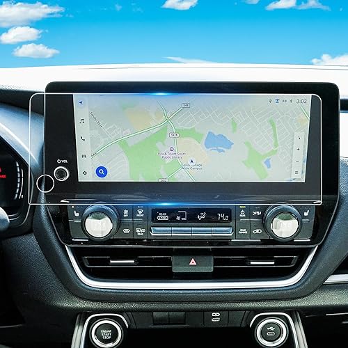 Para vidrio templado antideslumbrante mate 2024 2025 2026 Toyota Grand Highlander Protector de pantalla táctil de 12.3 pulgadas - Accesorios Grand