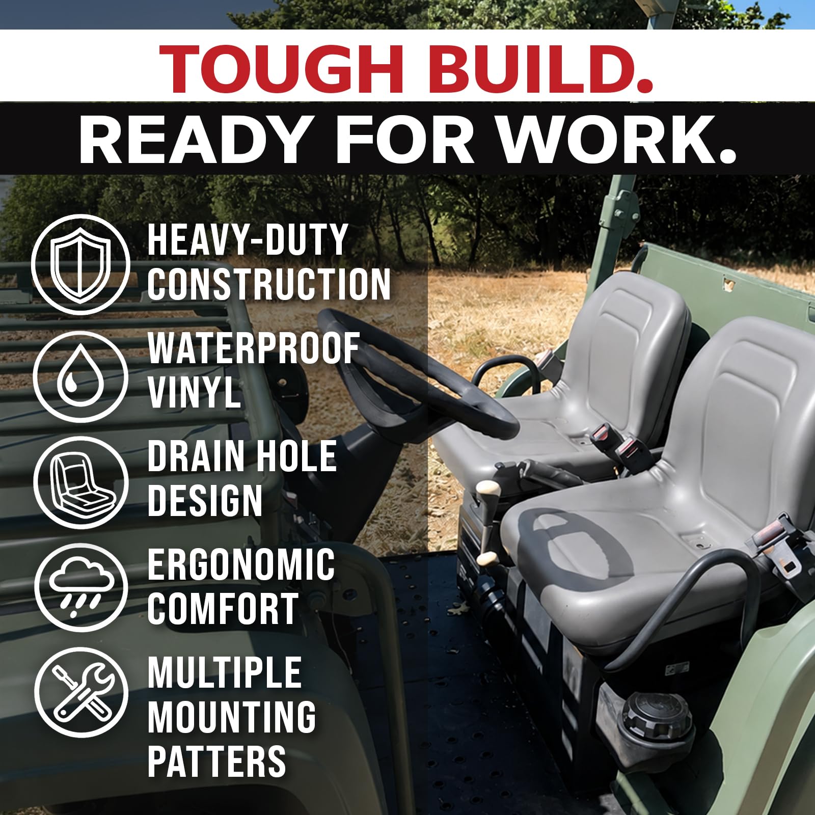 Amazon.com: The ROP Shop | HIGH Back SEAT for Toro Timecutter SS