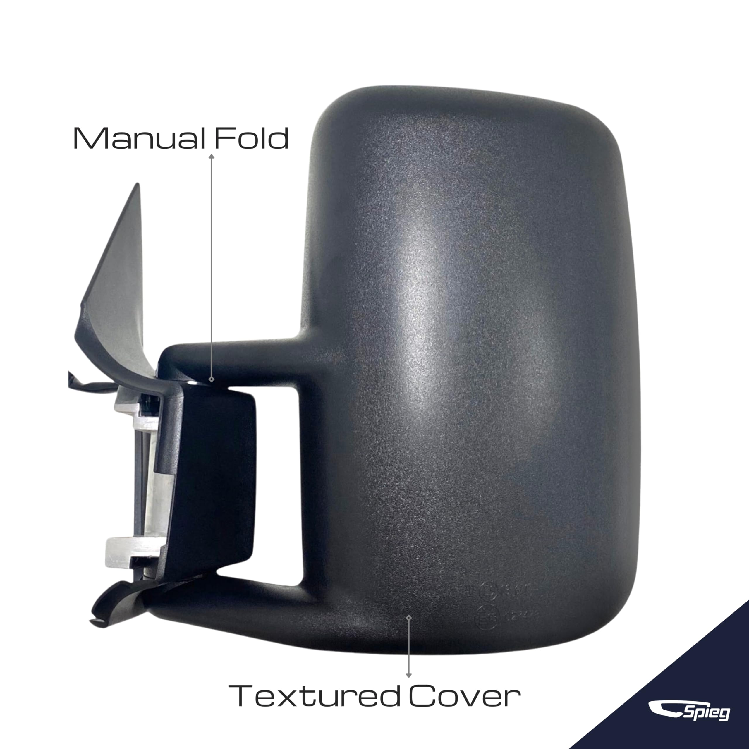 Spieg Pair Side Mirrors For 2000-2006 Sprinter (Mercedes/Dodge/Freightliner) – Power Heated