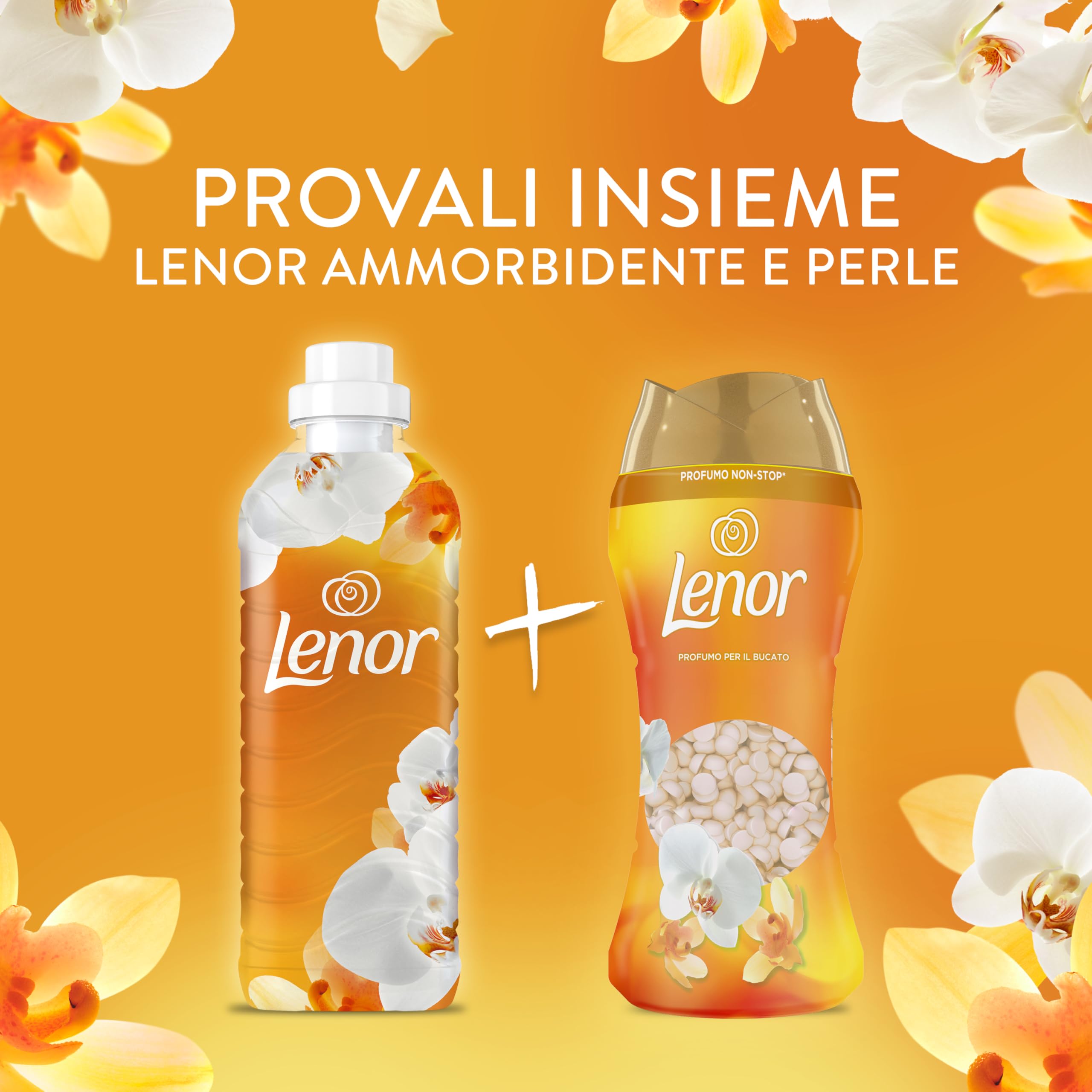 Lenor Ammorbidente Lavatrice Concentrato 216 Lavaggi (8x27), Oro E Fiori Di Vaniglia, Offre Una Freschezza Duratura Per Un Letto Fresco Fino A 1 Settimana