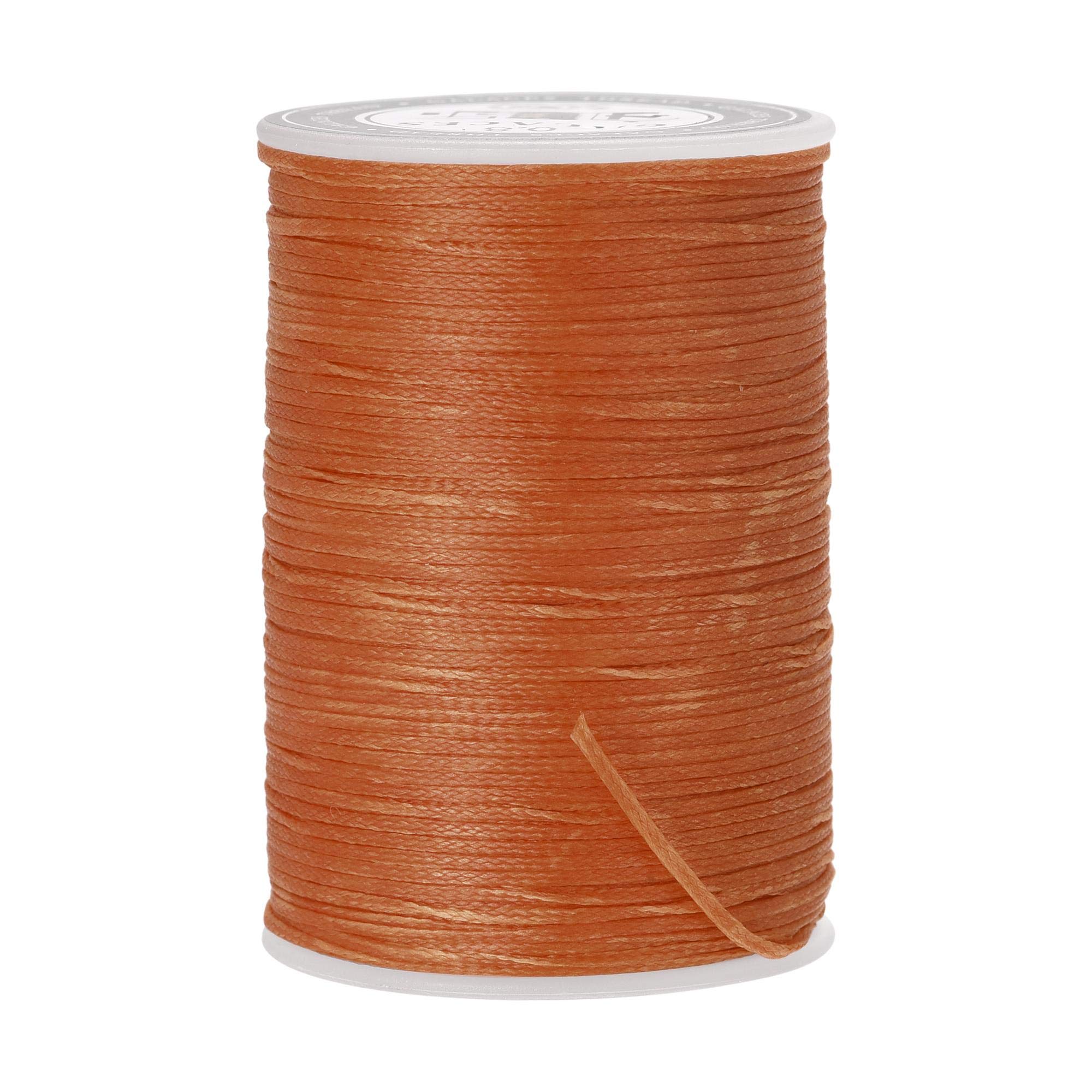 Fil à coudre en cuir ciré 0,8 mm résistant pour machine