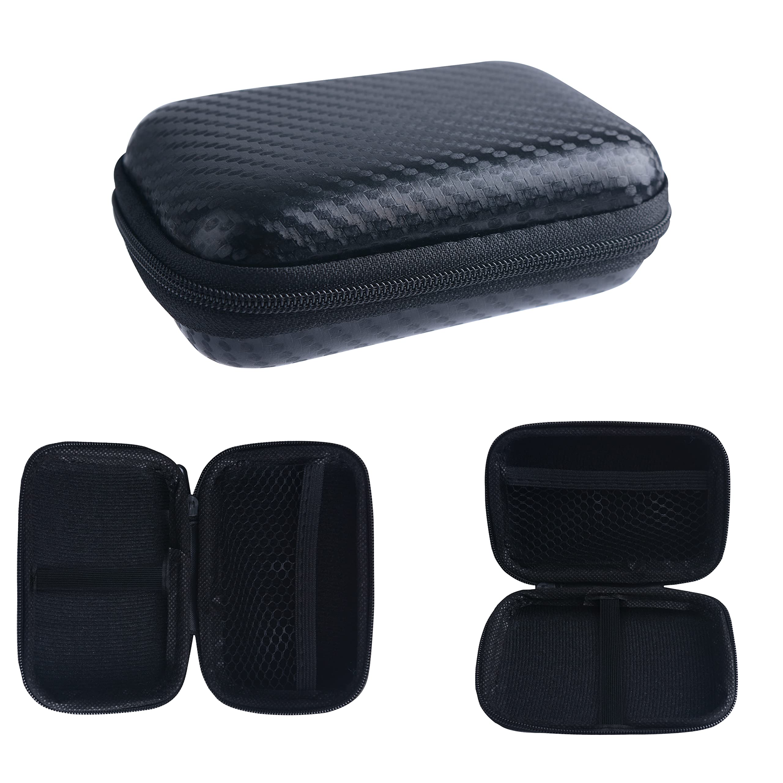 WolfteethVape Case, 8.7 inch Smell Proof Case, Vape Holder, Vapor Carrying Case, Vape Pen Case, Vape Pen Holder, Vape Pouch, Vape Bag, Vape Travel Case, Travel Carrying Case Black (Empty Case Only)