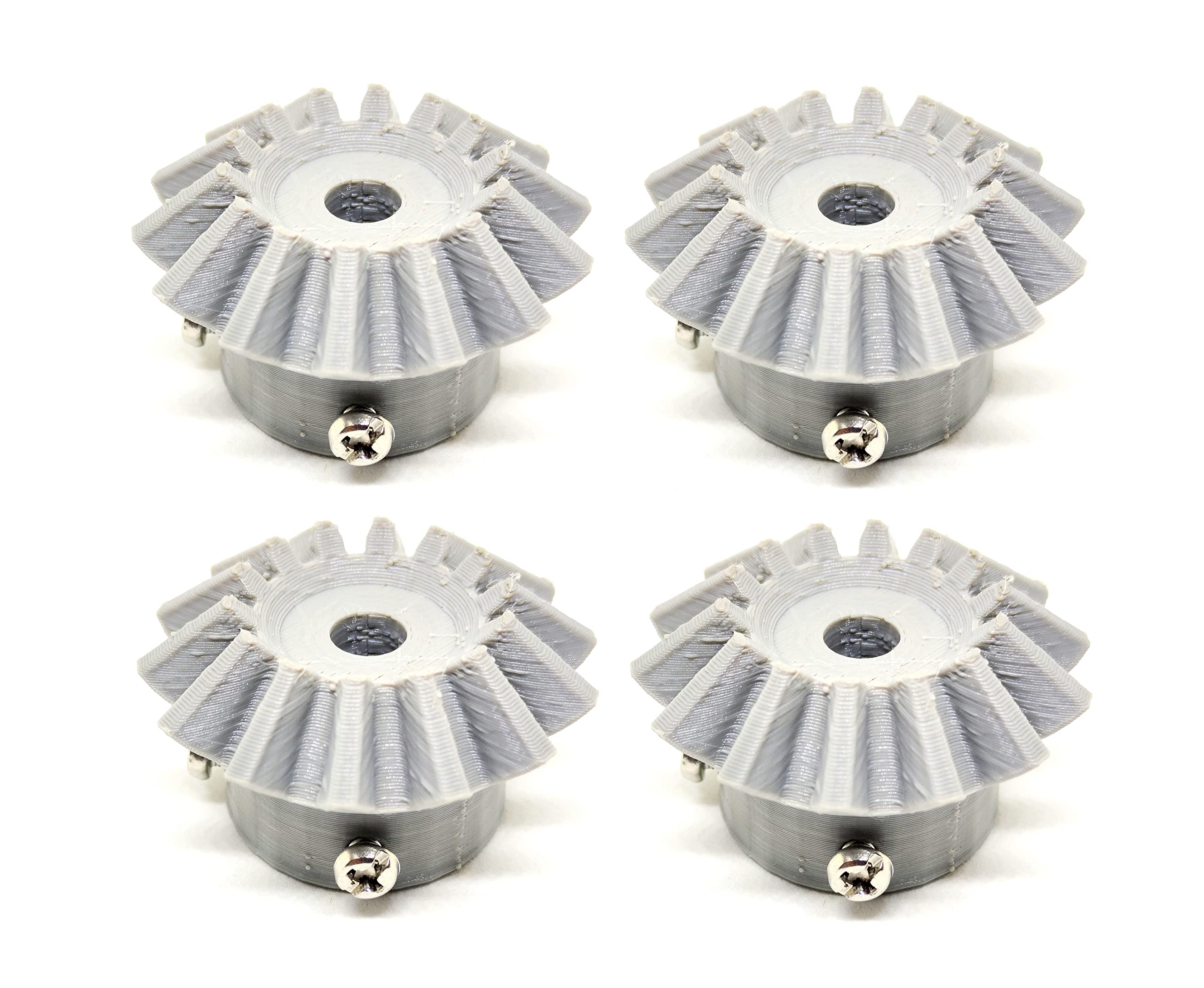 INVENTO 4pcs 3D Printed Plastic Bevel Gear 14 Teeth (38mm dia), 10mm Width, 6mm hole, 2.5 Module for DIY Projects-image-41
