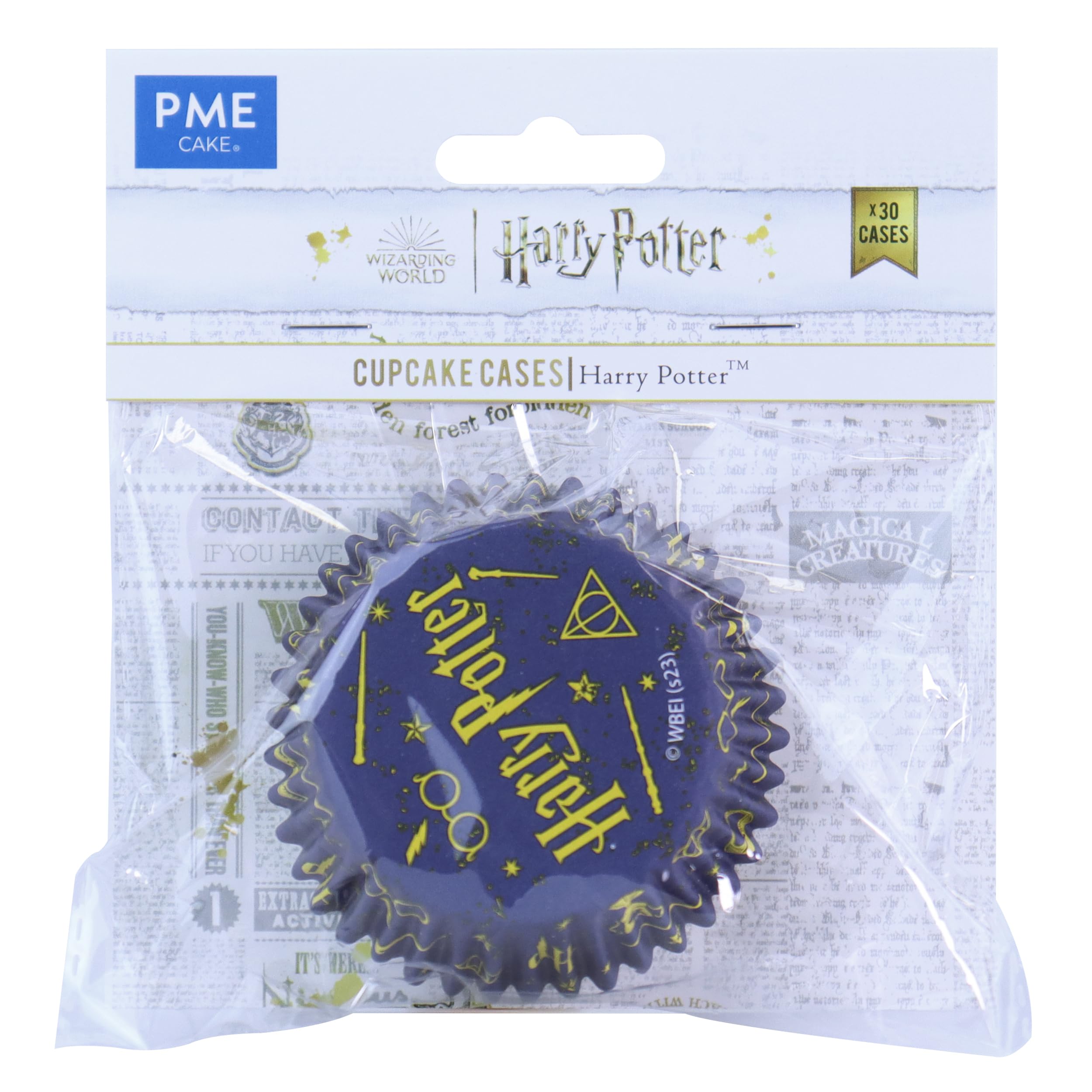 PME Harry Potter Foil-Lined Cupcake Cases, Wizarding World, Pack of 30